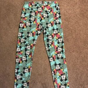 LuLaRoe Mickey Mouse Butter Soft Leggings